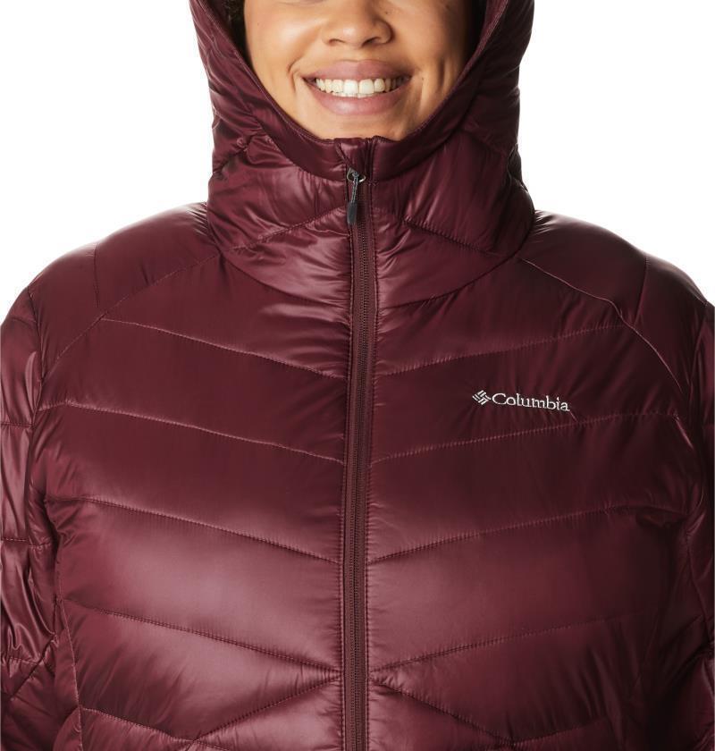 Joy Peak Hooded Jacket - Plus - Womens - Malbec 6
