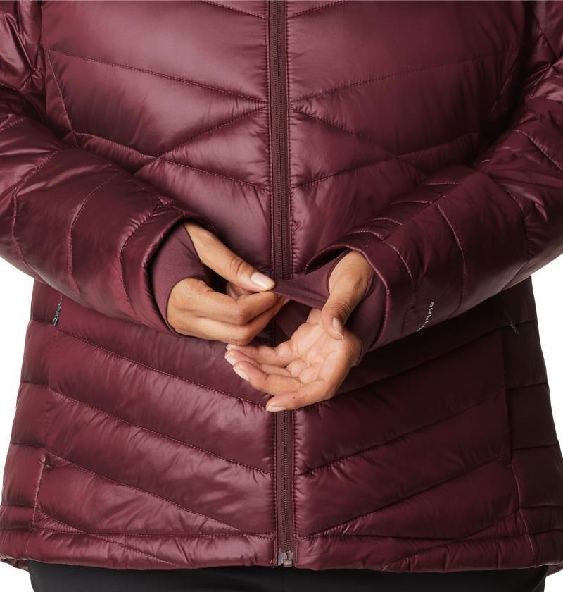 Joy Peak Hooded Jacket - Plus - Womens - Malbec 7