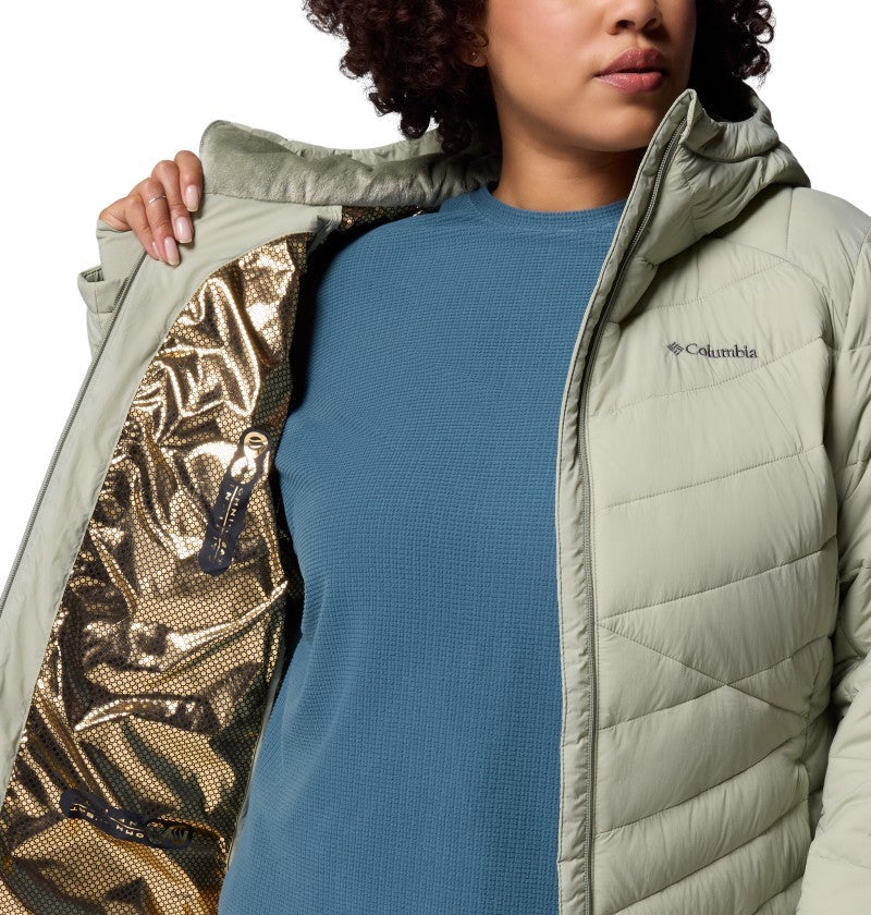 Joy Peak II Hooded Jacket, Extended - Womens - safari 1