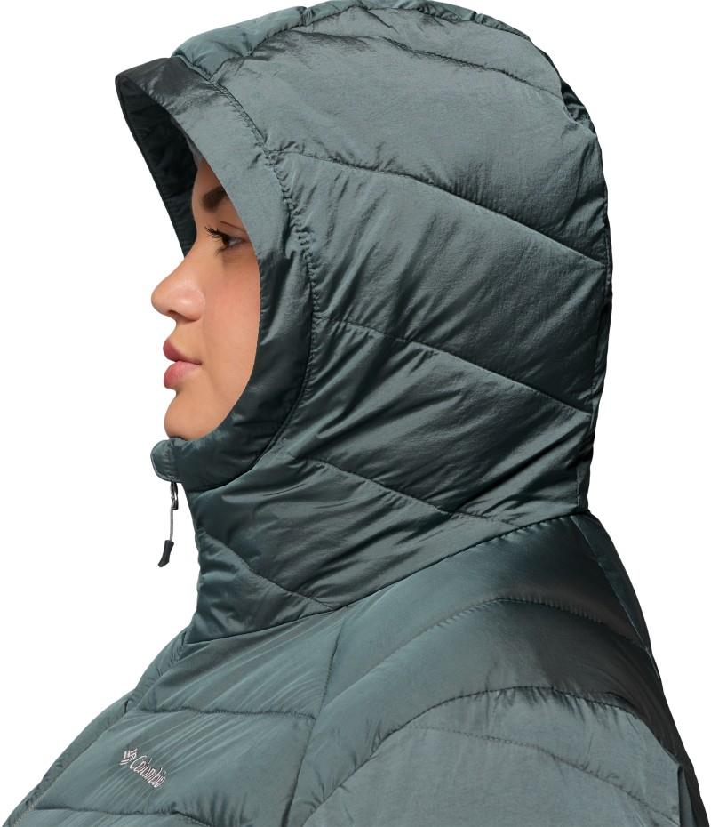 Joy Peak II Hooded Jacket, Extended - Womens - sedona sage shine 1