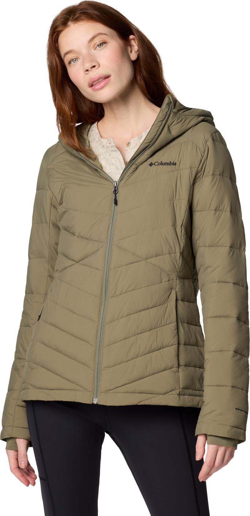 Joy Peak II Hooded Jacket - Womens - Stone Green 1