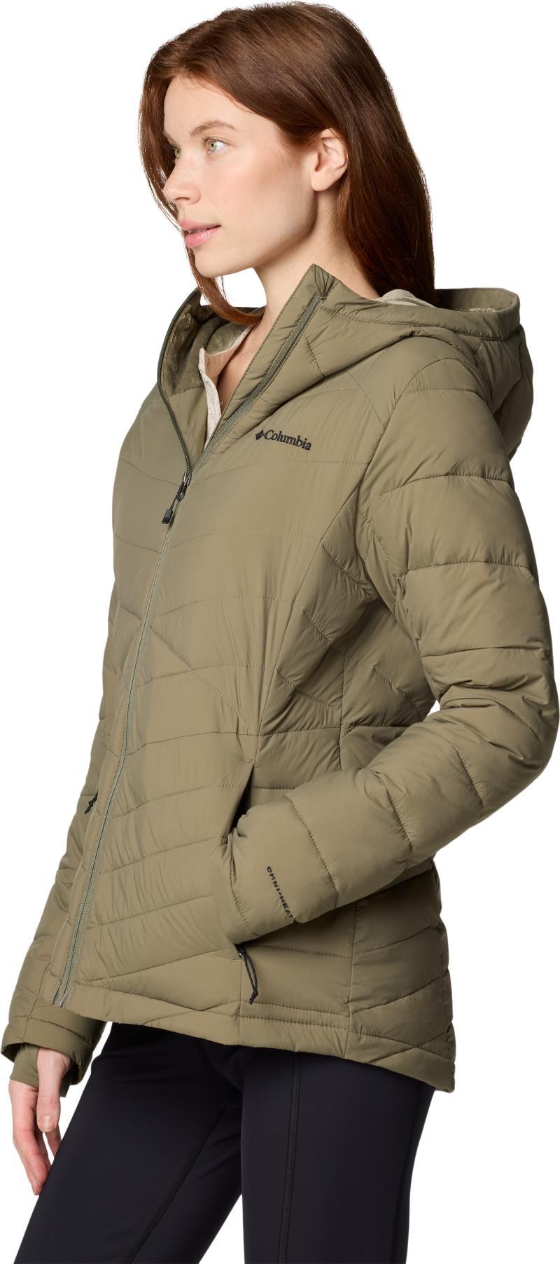 Joy Peak II Hooded Jacket - Womens - Stone Green 2