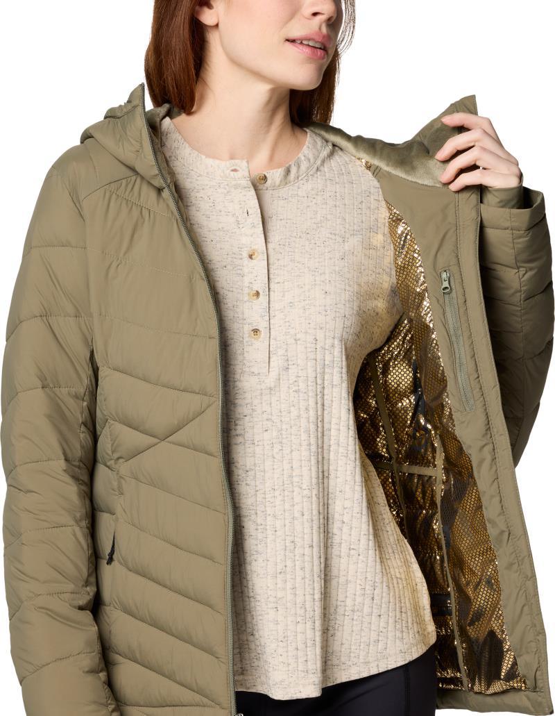 Joy Peak II Hooded Jacket - Womens - Stone Green 4