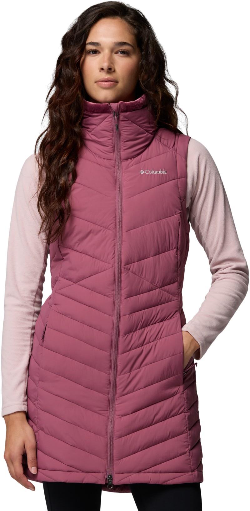 Joy Peak II Long Vest - Womens - antique mauve 1