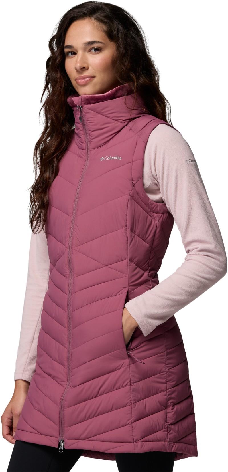 Joy Peak II Long Vest - Womens - antique mauve 1