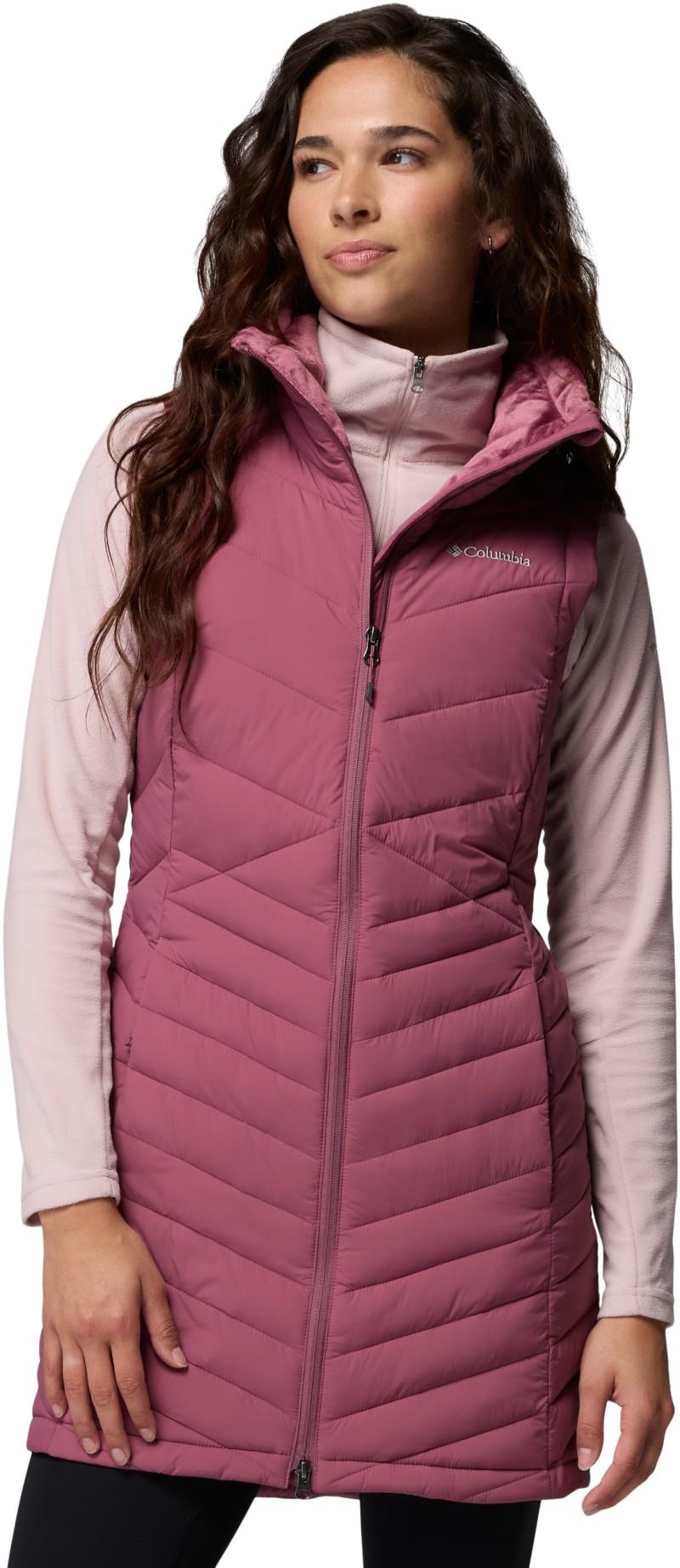 Joy Peak II Long Vest - Womens - antique mauve 1