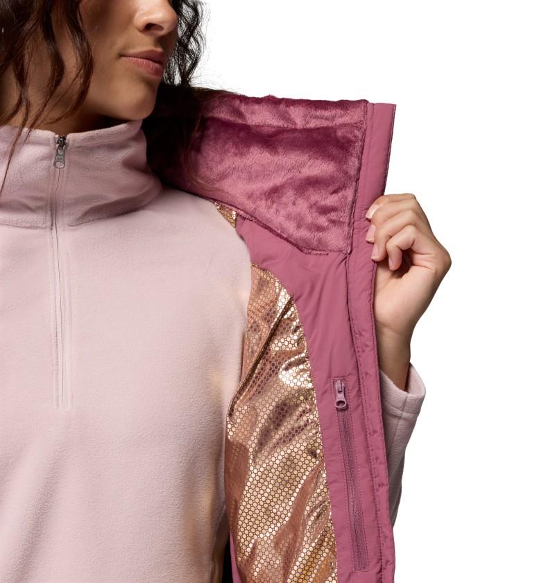 Joy Peak II Long Vest - Womens - antique mauve 1