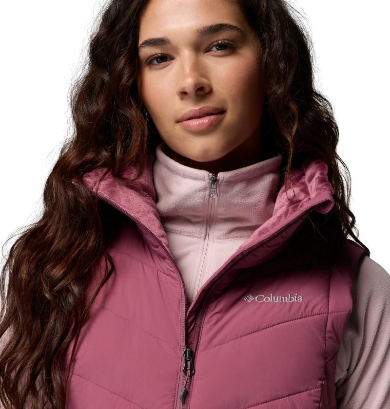 Joy Peak II Long Vest - Womens - antique mauve 1