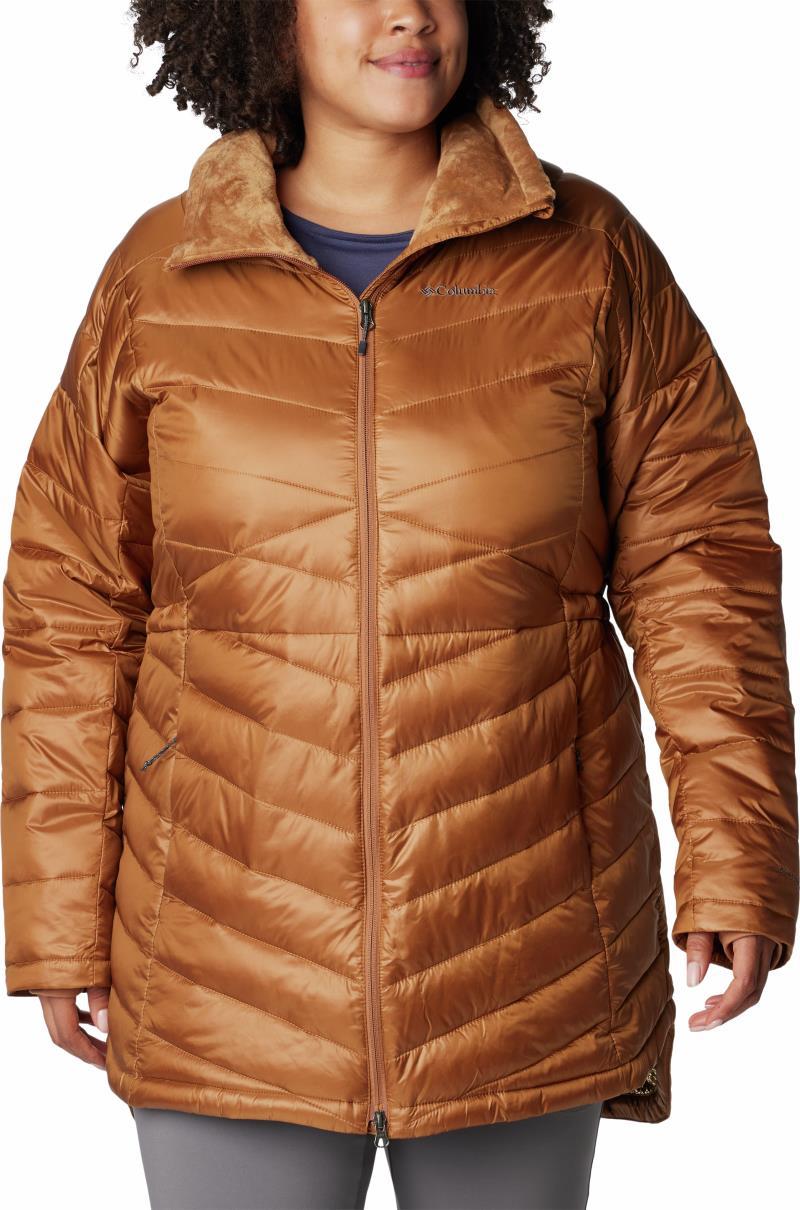 Joy Peak Novelty Jacket - Plus - Womens - Camel Brown 1