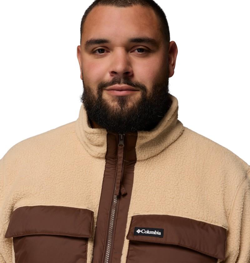 Juniper Peak Full-Zip Fleece, Extended - Mens - canoe / tobacco 1