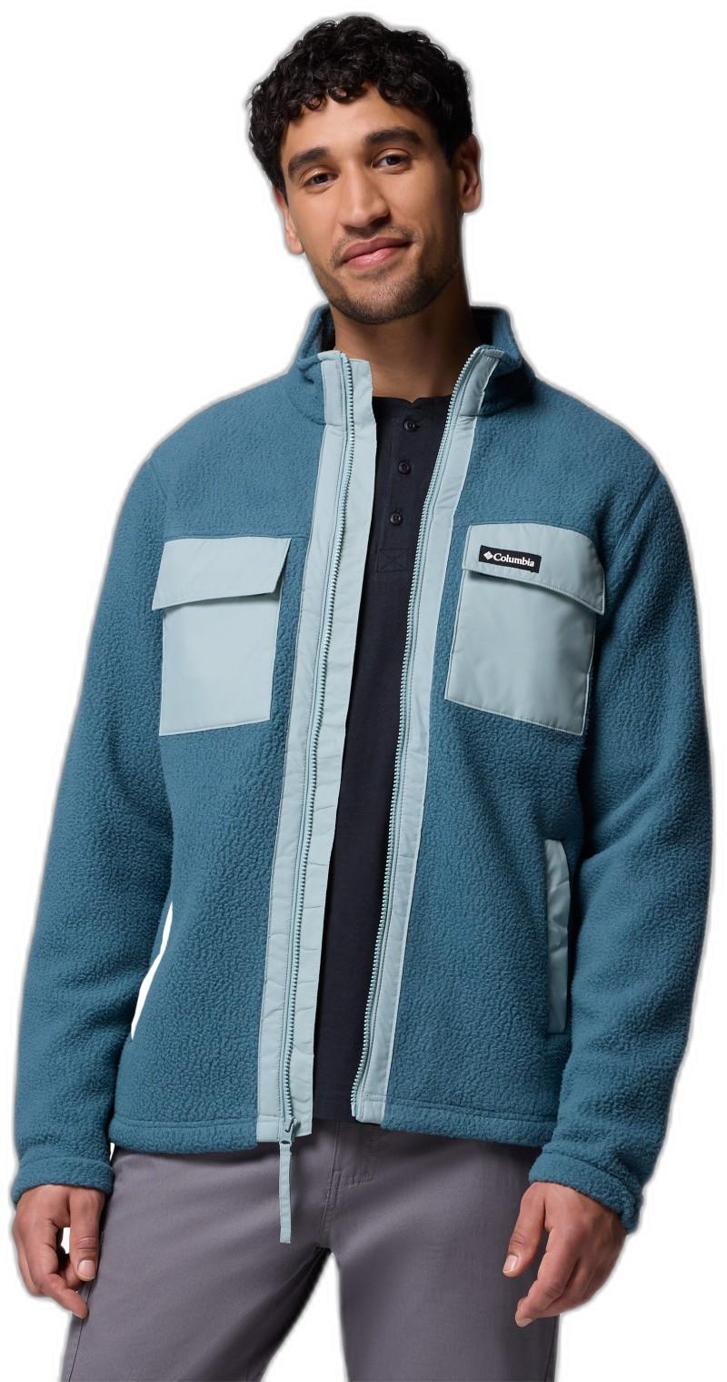 Juniper Peak Full-Zip Fleece, Tall - Mens - everblue / crushed blue 1