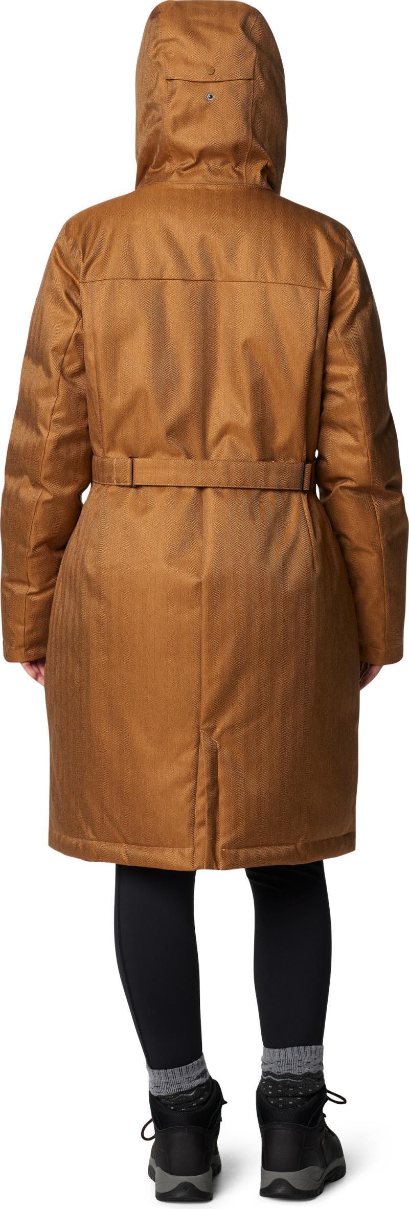 Juniper Ridge II Down Jacket, Extended - Womens - Camel Brown Herringbone 2