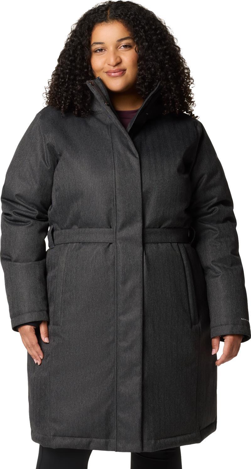Juniper Ridge II Down Jacket, Extended - Womens - black herringbone 1