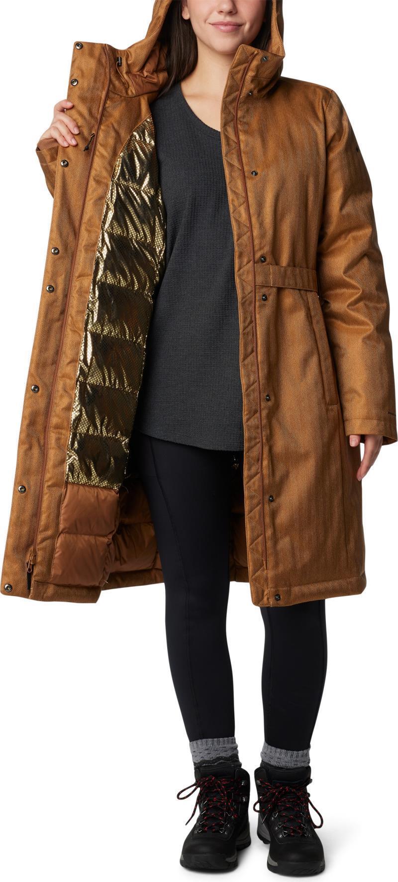 Juniper Ridge II Down Jacket - Womens - Camel Brown Herringbone 3