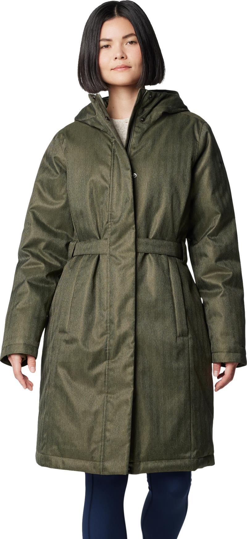 Juniper Ridge II Down Jacket - Womens - stone green herringbone 1