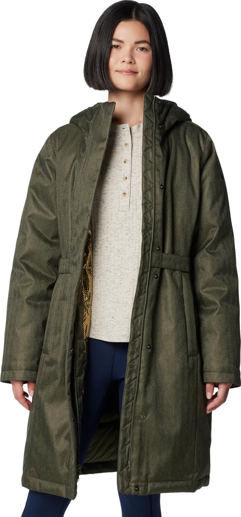 Juniper Ridge II Down Jacket - Womens - stone green herringbone 1
