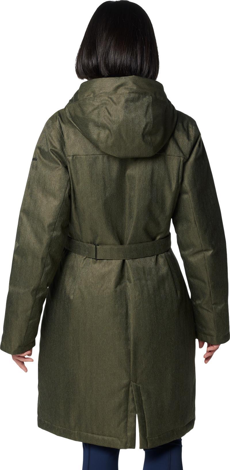 Juniper Ridge II Down Jacket - Womens - stone green herringbone 1