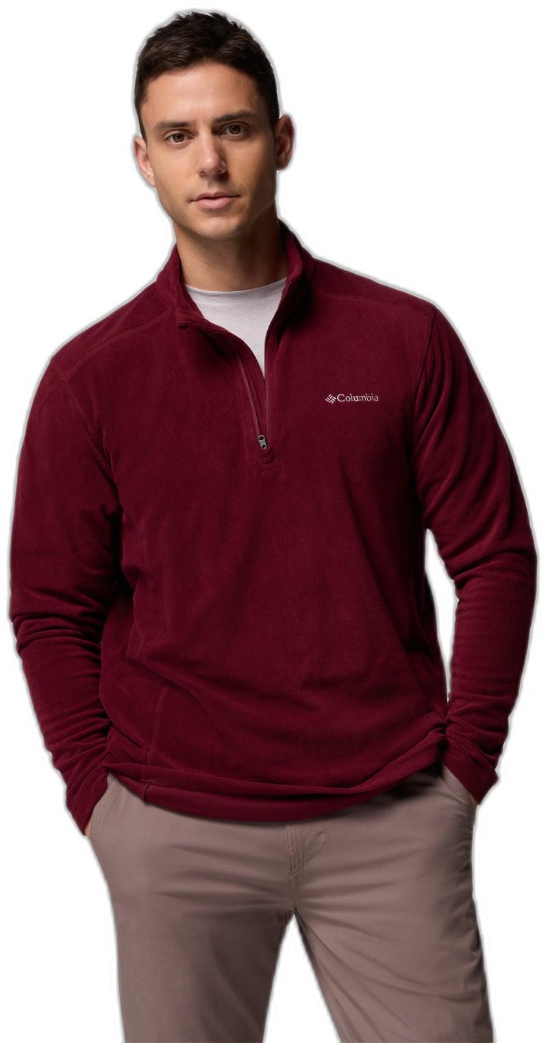 Klamath Range II Half-Zip - Mens - rich wine 1