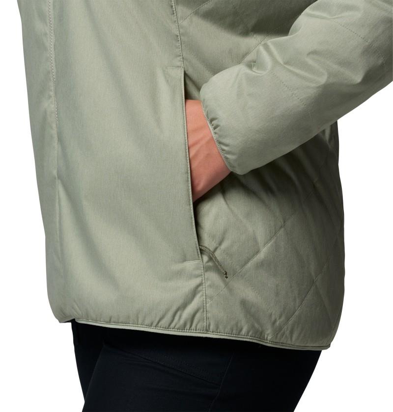 Kruser Ridge III Plush Softshell Jacket, Extended - Womens - safari heather 1
