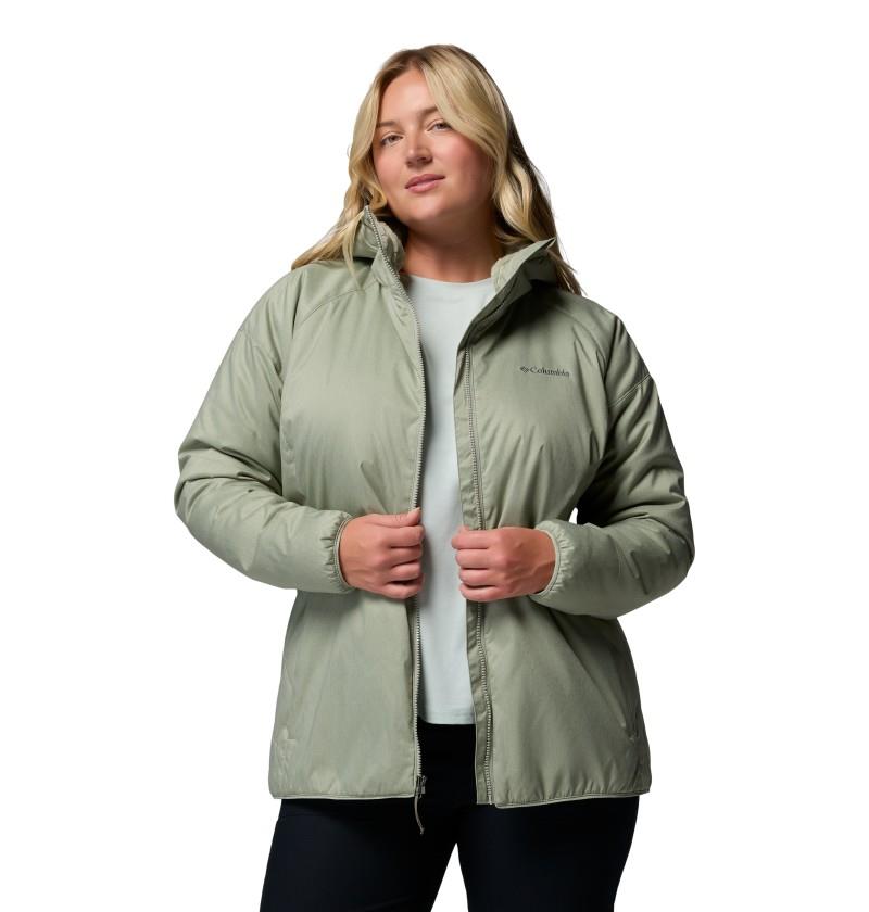 Kruser Ridge III Plush Softshell Jacket, Extended - Womens - safari heather 1