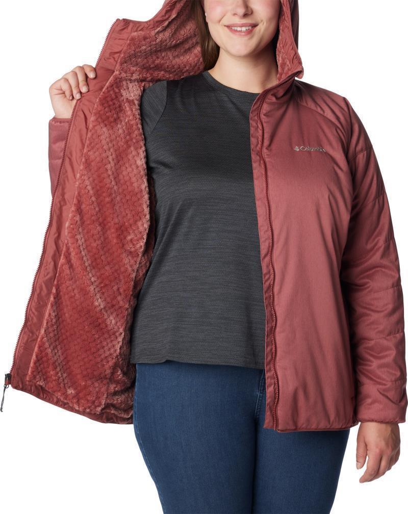 Kruser Ridge II Plush Softshell Jacket - Plus - Womens - Beetroot Heather 4