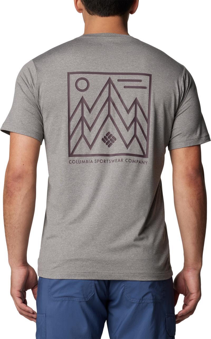 Kwick Hike Back Graphic SS Tee - Mens - Boulder Heather / Linescape 2