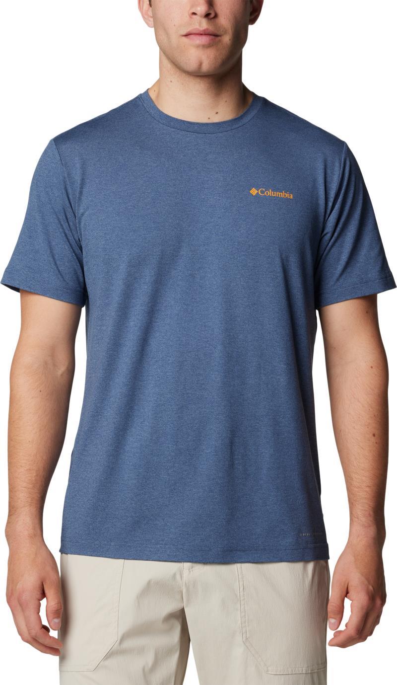 Kwick Hike Back Graphic SS Tee - Mens - Dark Mountain / Peaked Sunscape 1