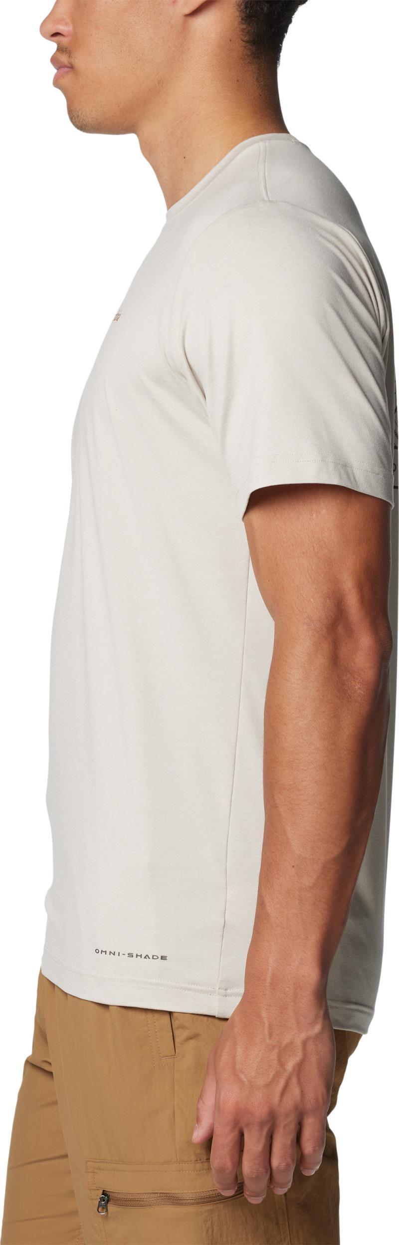 Kwick Hike Back Graphic SS Tee - Mens - Dark Stone / Peaked Sunscape 5