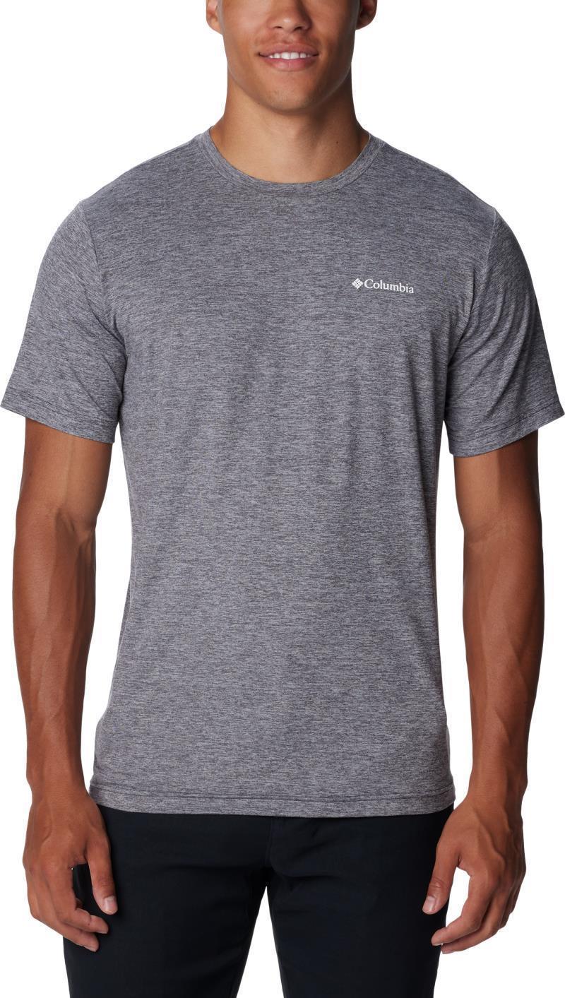 Kwick Hike Back Graphic SS Tee - Mens - Shark Heather / Mountainair 1