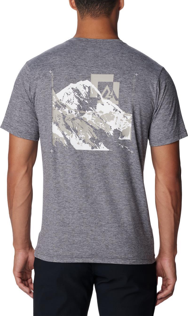 Kwick Hike Back Graphic SS Tee - Mens - Shark Heather / Mountainair 2
