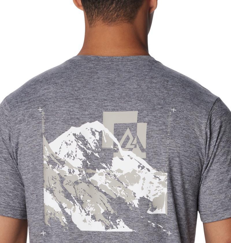 Kwick Hike Back Graphic SS Tee - Mens - Shark Heather / Mountainair 5