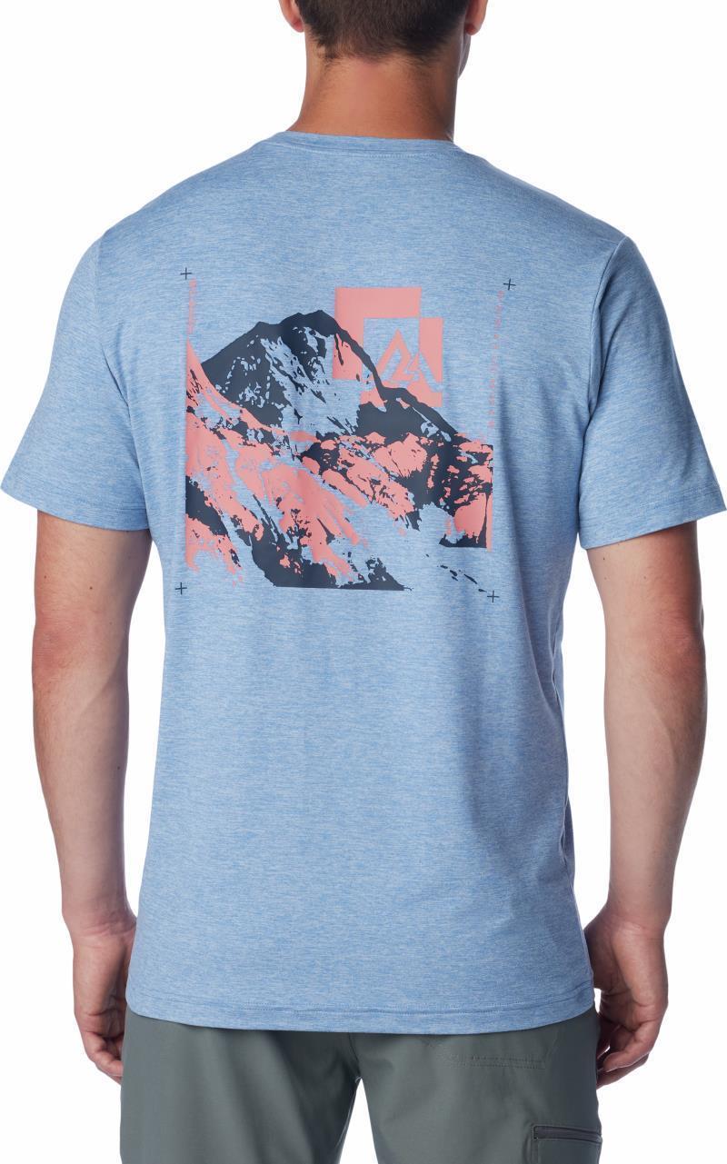 Kwick Hike Back Graphic SS Tee - Mens - Skyler Heather / Mountainair 2
