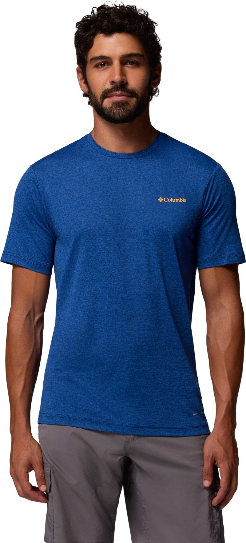 Kwick Hike Back Graphic SS Tee - Mens - collegiate navy heather / linescape 1