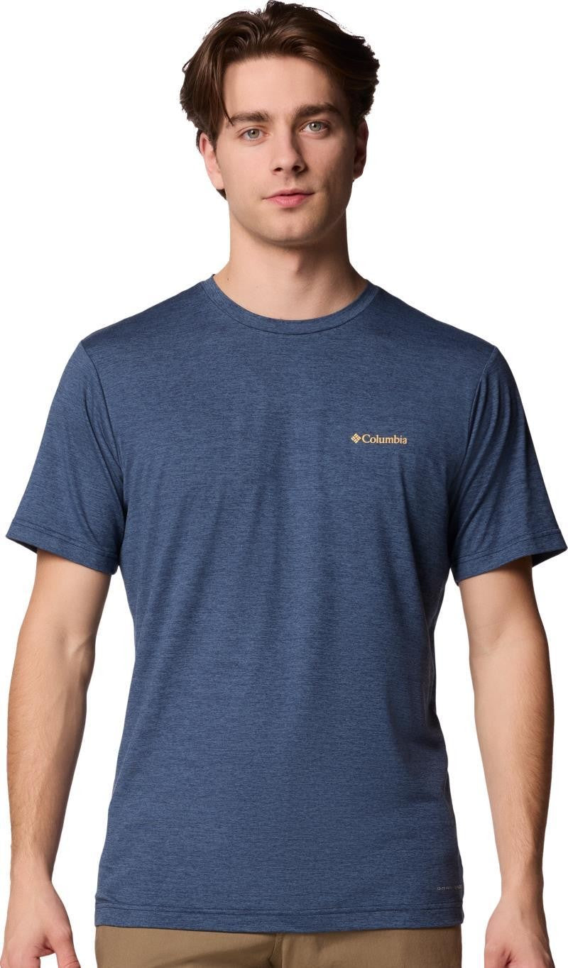 Kwick Hike Back Graphic SS Tee - Mens - collegiate navy heather / planet watch 1
