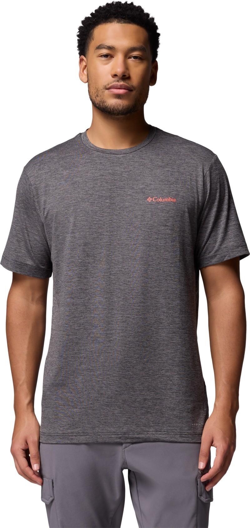 Kwick Hike Back Graphic SS Tee - Mens - dark mountain / peaked sunscape 1