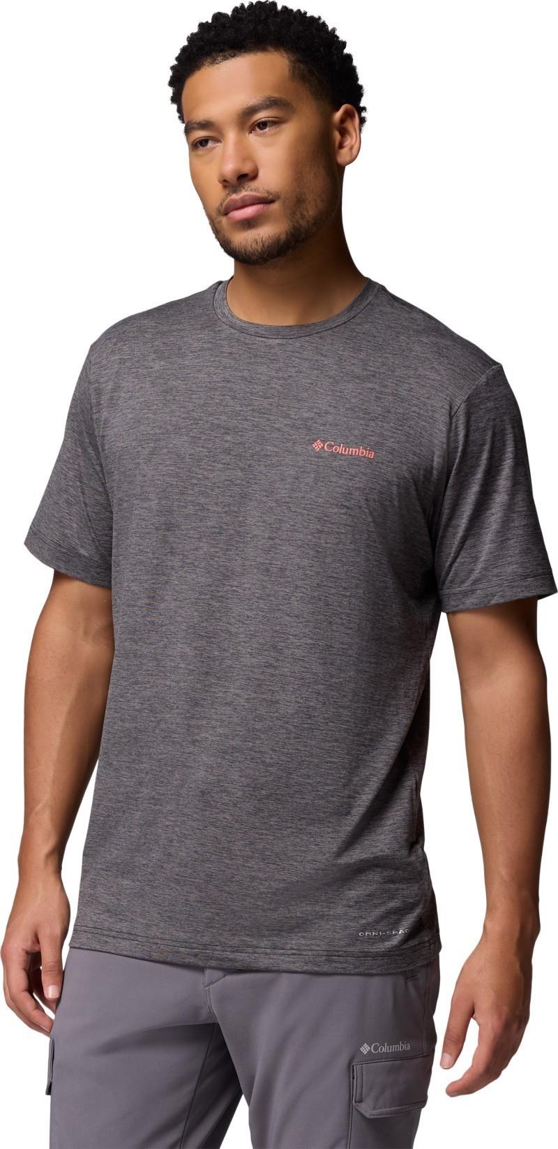 Kwick Hike Back Graphic SS Tee - Mens - dark mountain / peaked sunscape 1