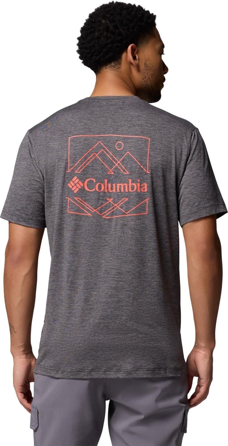 Kwick Hike Back Graphic SS Tee - Mens - dark mountain / peaked sunscape 1