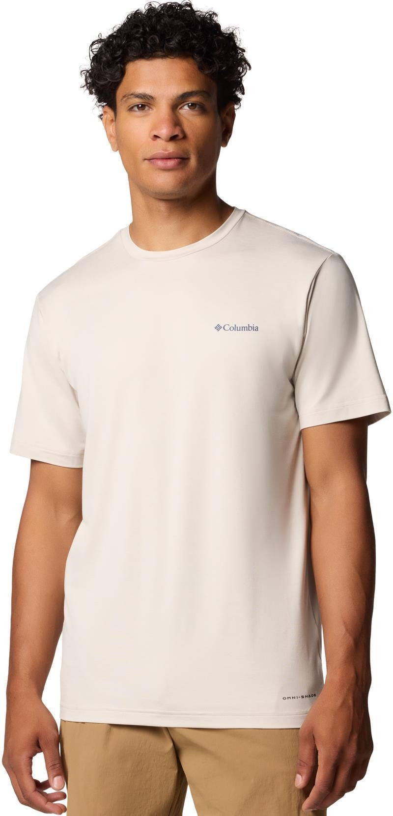 Kwick Hike Back Graphic SS Tee - Mens - dark stone heather / linear view multi 1