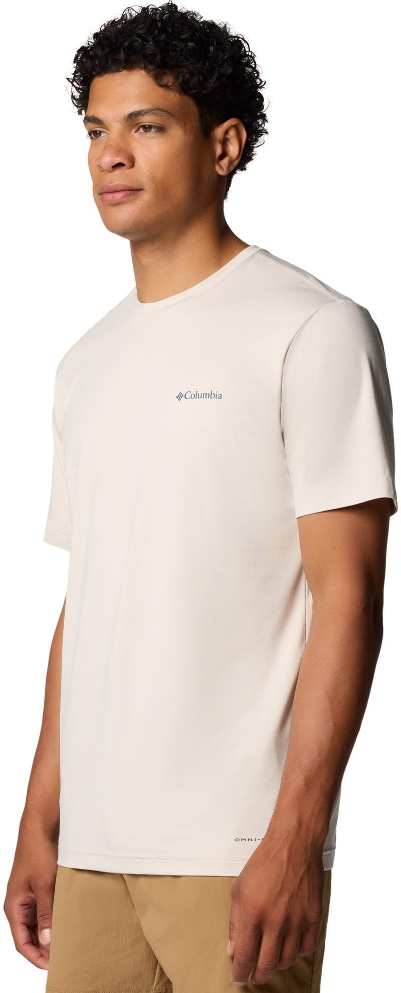 Kwick Hike Back Graphic SS Tee - Mens - dark stone heather / linear view multi 1