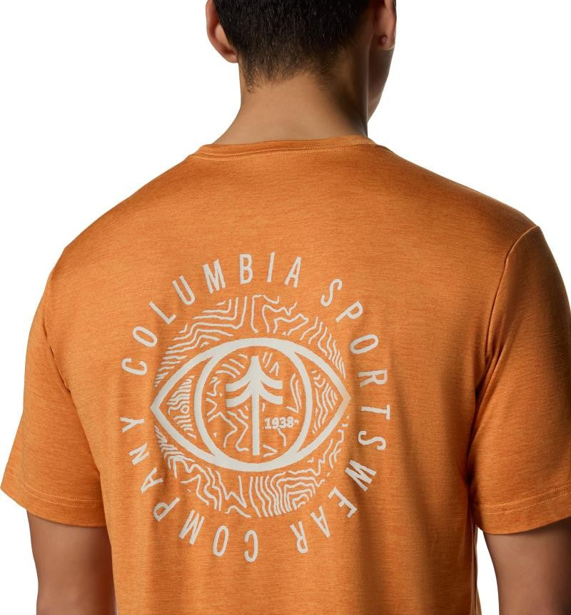 Kwick Hike Back Graphic SS Tee - Mens - tuscan heather / planet watch 1