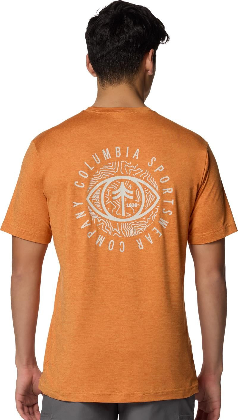 Kwick Hike Back Graphic SS Tee - Mens - tuscan heather / planet watch 1