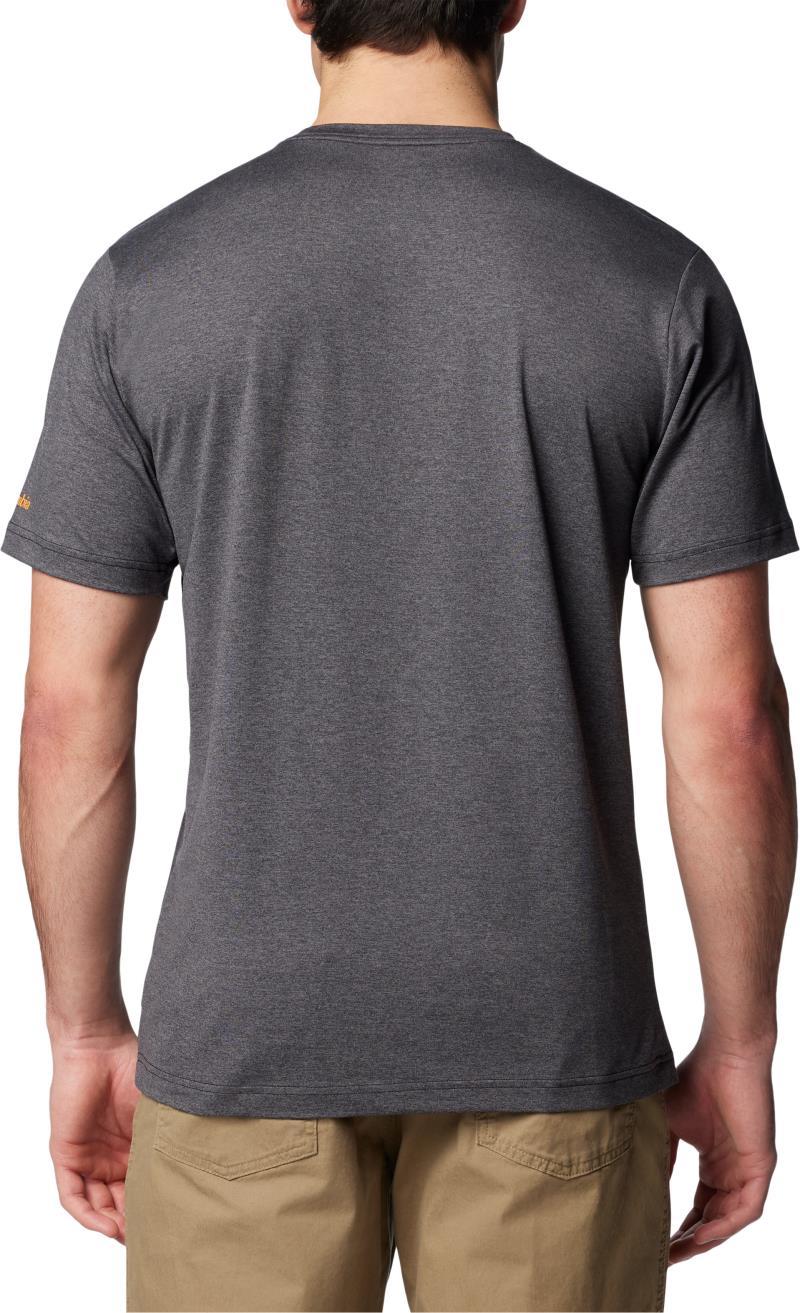 Kwick Hike Graphic SS Tee - Mens - Black Heather / Linear Landscape 2