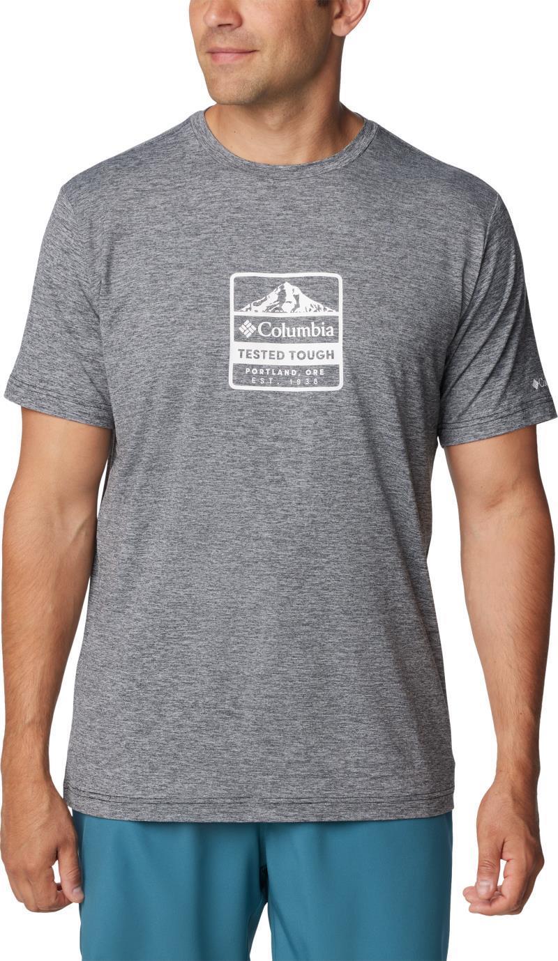 Kwick Hike Graphic SS Tee - Mens - Black Heather / Tested Tough PDX 1