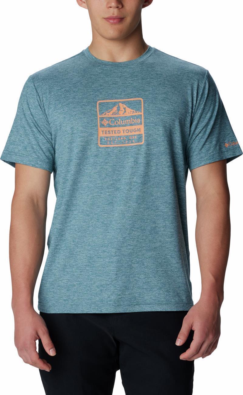 Kwick Hike Graphic SS Tee - Mens - Cloudburst / Tested Tough PDX 1