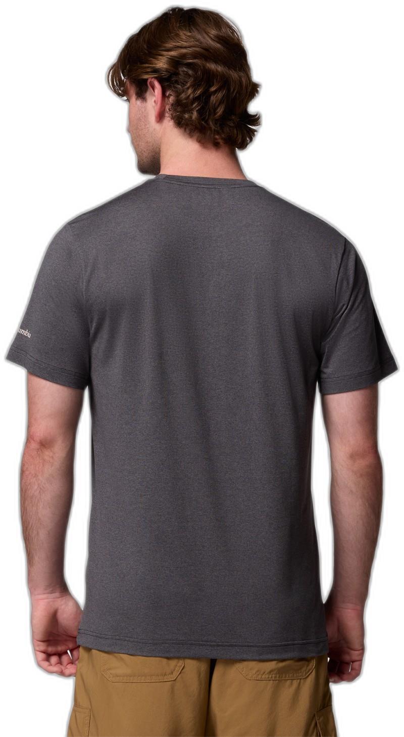 Kwick Hike Graphic SS Tee - Mens - black heather / iconic brand 1