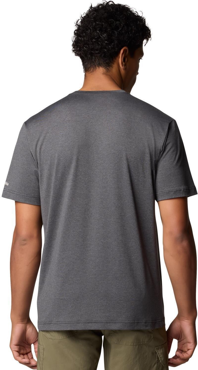 Kwick Hike Graphic SS Tee - Mens - black heather / peaked lifestyle 1