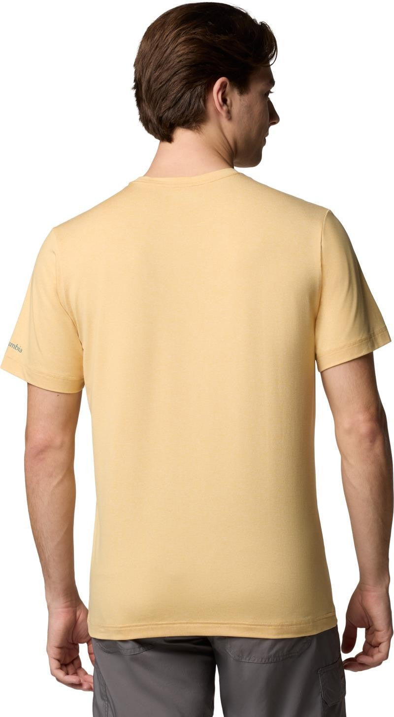 Kwick Hike Graphic SS Tee - Mens - sand dune heather / peaked lifestyle 1