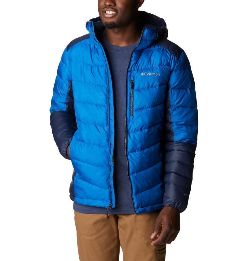 Labyrinth Loop Hooded Jacket - Mens - Bright Indigo / Collegiate Navy 3