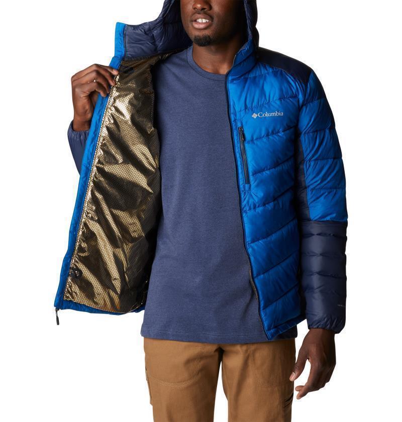 Labyrinth Loop Hooded Jacket - Mens - Bright Indigo / Collegiate Navy 5