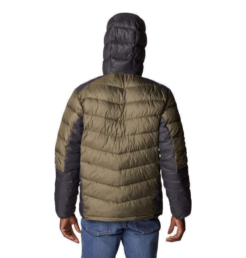 Labyrinth Loop Hooded Jacket - Mens - Stone Green / Shark 2